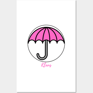 Klaus Hargreeves umbrella Posters and Art